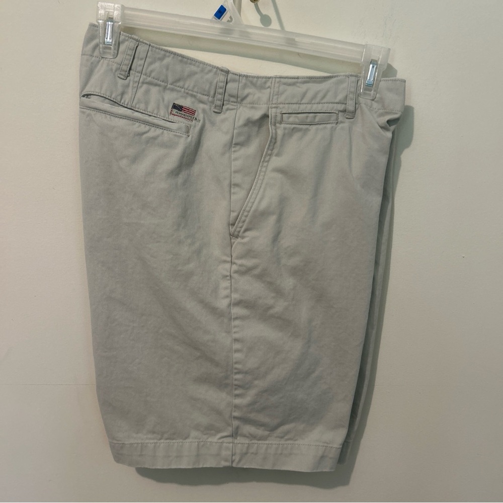 VTG Ralph Lauren Denim Supply Shorts Men’s 36 Khaki Chino Button Fly Flat Front